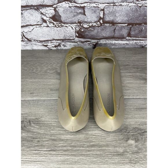 Enzo Angiolini Liberty Yellow Patent Leather Gray Flats Women’s Sz 9.5M US/40EU - Picture 13 of 16